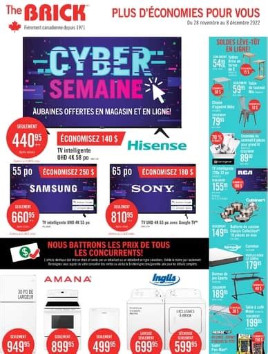 Circulaires De The Brick En Moncton Nb Reebee