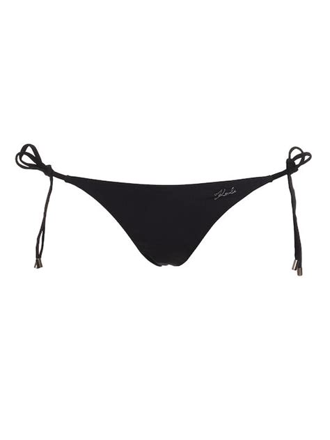 Karl Lagerfeld KL22WBT03 Bikini Slip με Κορδονάκια Μαύρο Skroutz gr