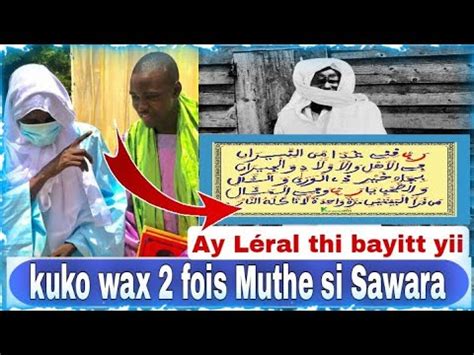 Urgent Ay Léral you yémé thi niari bayitt yii par Serigne Abdou Xodoss