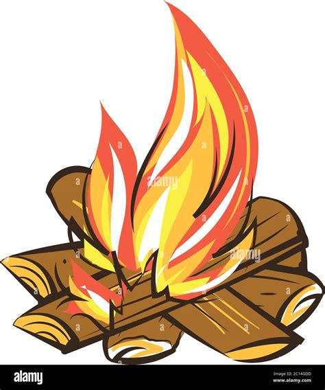 Roasting Smores Clipart