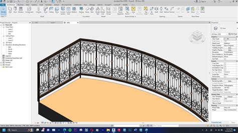 Classic Railing Revit Family type 012 3D model | CGTrader