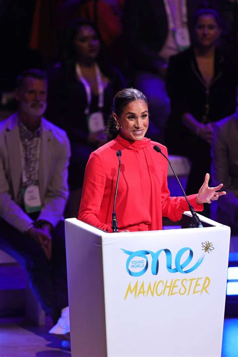 Meghan, the Duchess of Sussex, delivers keynote speech at One Young