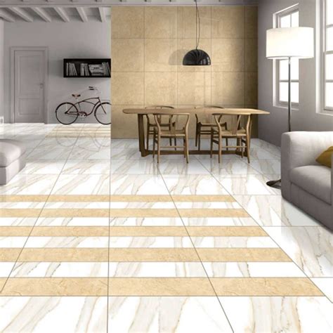 Vitrified Florito Beige Glossy Finish Tiles Size 2x2 Feet 600x600 Mm