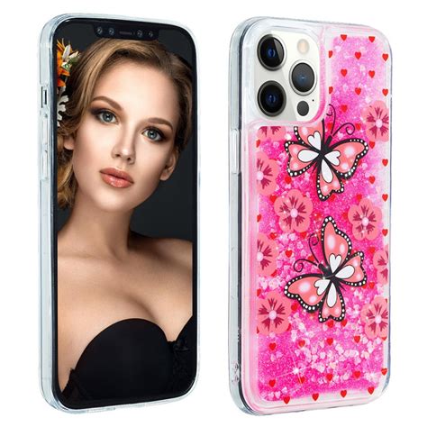 Coque IPhone 15 Pro Max Paillettes Papillons Ma Coque