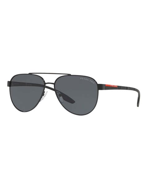 Prada Linea Rossa Men S SPS54T SPS 54T Fashion Pilot Sunglasses