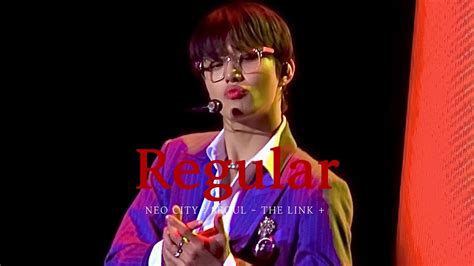 4K 221023 NEO CITY SEOUL THE LINK Regular NCT 127 정우 직캠 YouTube