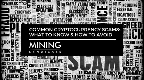 Common Cryptocurrency Scams What To Know And How To Avoid Them