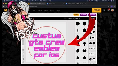 How To Get A Custom Gta5 Crew Emblem On Mac 2024 Still Works Youtube