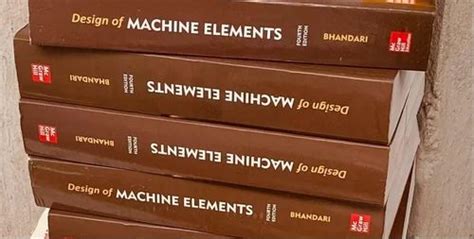 Design Of Machine Elements 4th Ed Book By V B Bhandari At 290 Piece