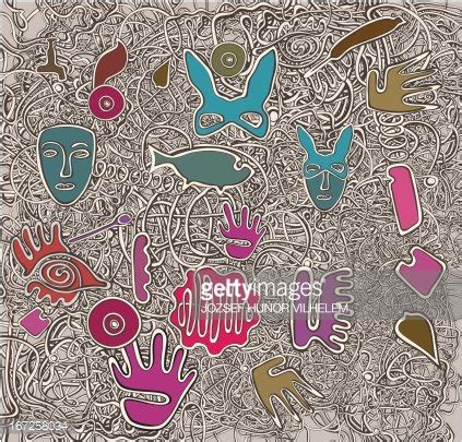 Early Surrealism. Tribute To Miro. Stock Clipart | Royalty-Free ...