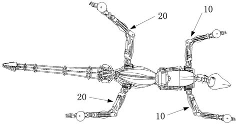 四足仿生机器人腿部装置的制作方法