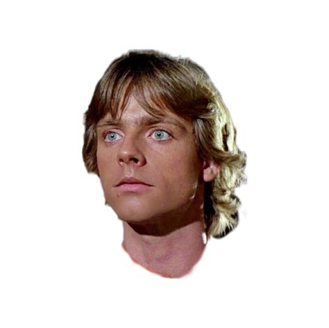 star wars luke skywalker head png blank template imgflip
