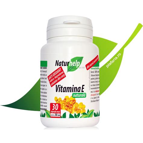 Vitamina E Naturala Ui Capsule Uleioase Naturhelp