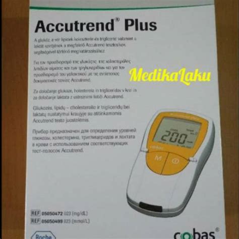 Jual Accutrend Plus Gct Meter Alat Accutrend Glucose Cholesterol