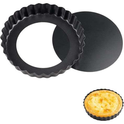 Moule Tartelette 12 2Cm Plat A Tarte Avec Base De Levage Moule Tarte