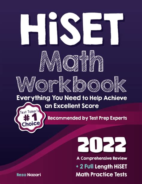 Hiset Math Workbook A Comprehensive Review Full Length Hiset Math