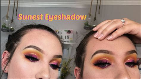 Sunset Eyeshadow Tutorial Youtube