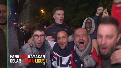 Fans Psg Rayakan Gelar Juara Ligue Video Dailymotion