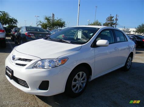 2011 Super White Toyota Corolla LE 57874508 Photo 4 GTCarLot