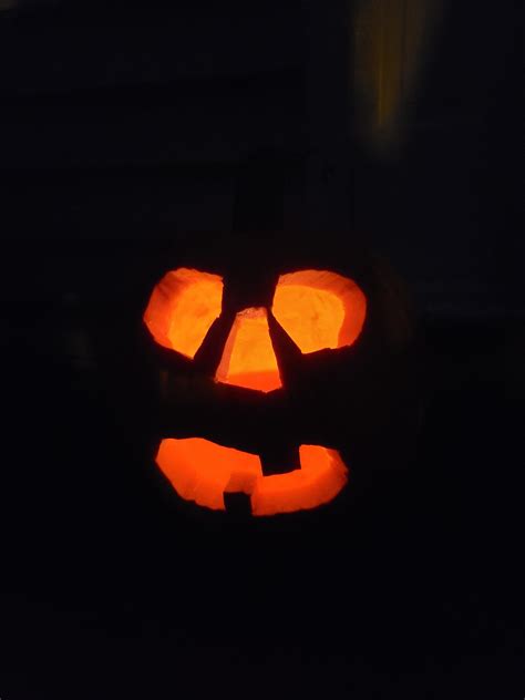 I carved the Roblox Classic Pumpkin for this year's Halloween! : r/roblox