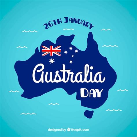 Día de australia Vector Gratis