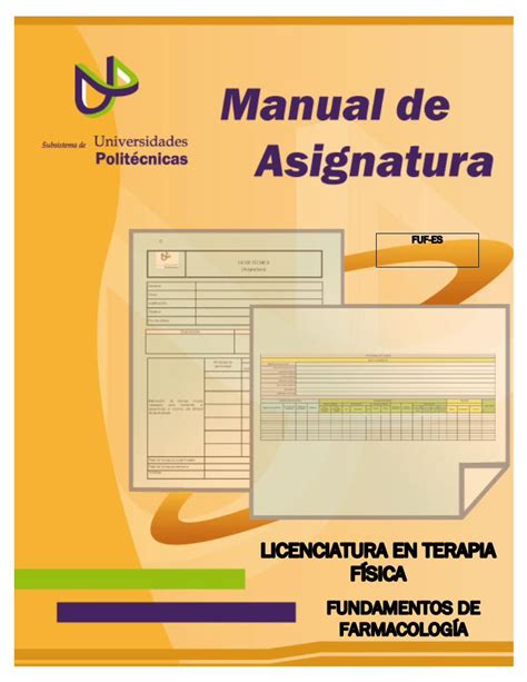 Pdf Licenciatura En Terapia F Sica Pdf Filefarmacolog A Y Los