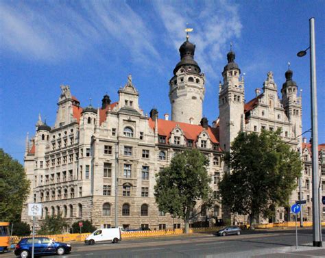 Leipzig Neues Rathaus Architektur Blicklicht