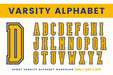 Varsity Font Svg Varsity Font Svg File Varsity Letter Svg Varsity Images