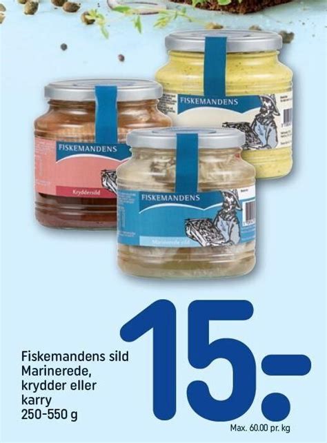 Fiskemandens Sild Marinerede Krydder El Karry Tilbud Hos Rema