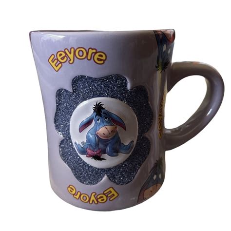 Disney Dining Disneys Vintage D Glitter Eeyore Mug Poshmark