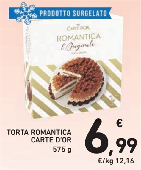 Carte Dor Torta Romantica 575 G Offerta Di Conad