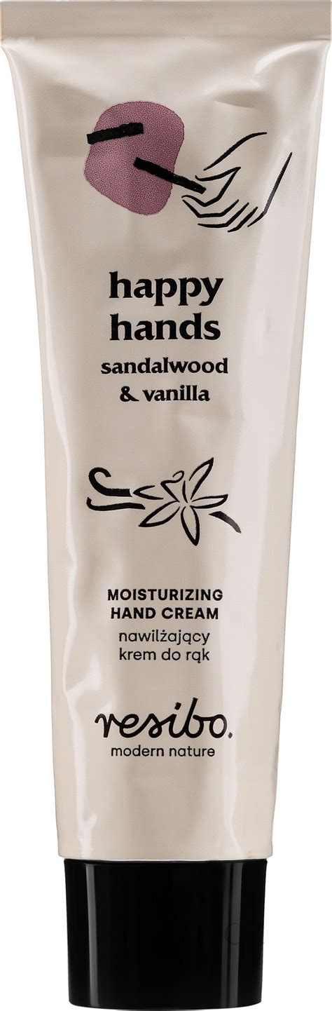 Resibo Happy Hands Moisturizing Hand Cream Sandalwood Vanilla