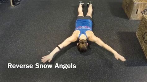 Reverse Snow Angels Crossfit Winter Park Shoulder Care Youtube