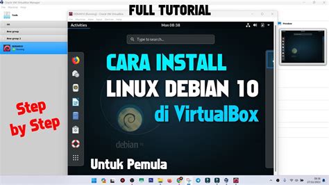 Cara Install Linux Debian 10 Pada Virtualbox Full Tutorial Youtube