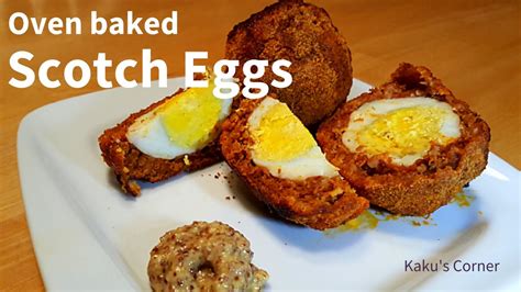 Scotch Egg Oven Baked Method Youtube