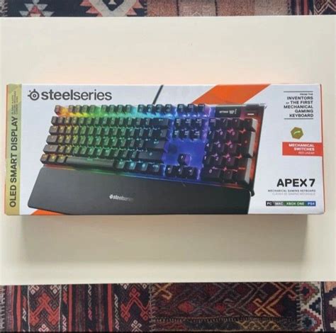 Steelseries APEX 7 fullsize RGB Gaming Keyboard Red Switch on Carousell