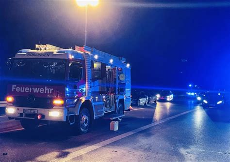 Verkehrsunfall Auf Der A81 In Fahrtrichtung Singen Einsatzbericht