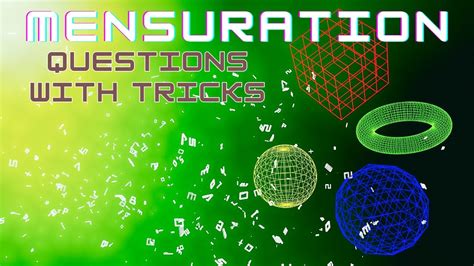 Mensuration Maths Tricks Mensuration Formulaquestionssurface Area