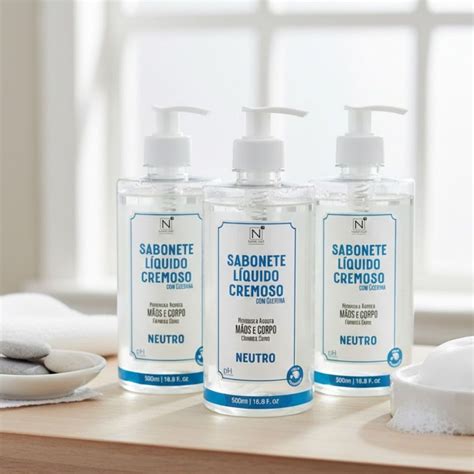 Fotos De Sabonete Neutro - Kit 3 Unidades Sabonete Neutro Líquido 500 ml | Shopee Brasil