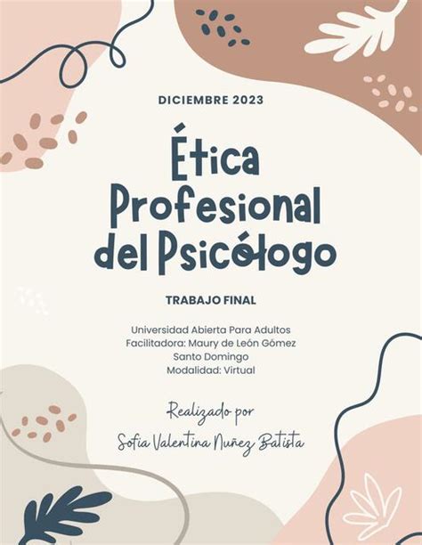 Ética profesional NeuroEspacio Educativo uDocz