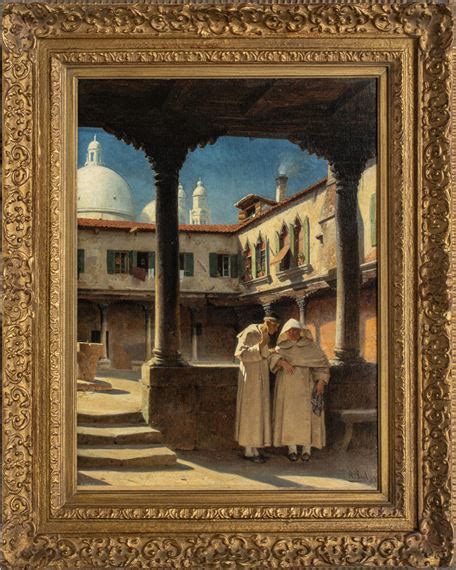 Adolf Seel Moorish Courtyard In Alhambra Mutualart