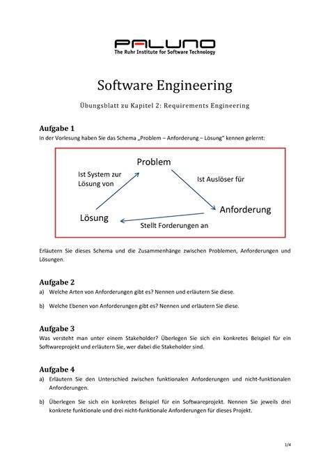 Se Ss Uebungsblatt Kapitel Requirements Engineering