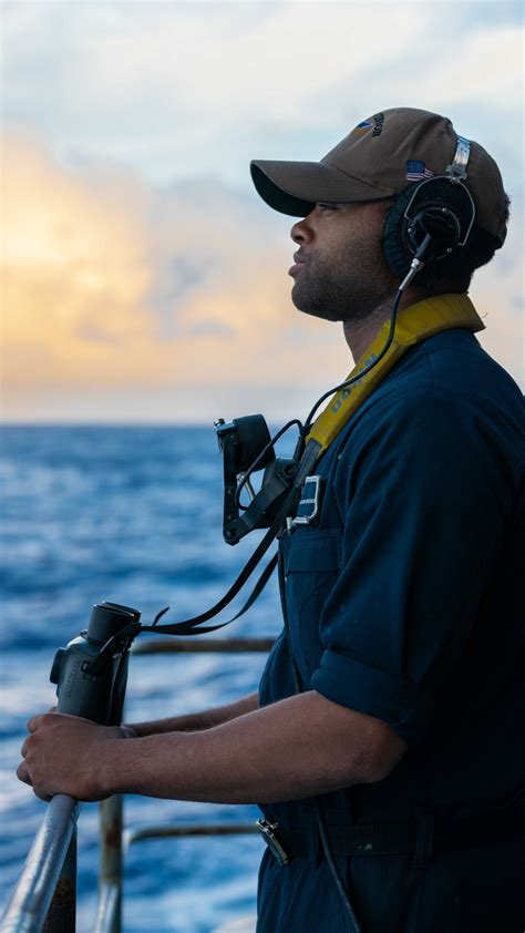 Dvids Images Sailor Stands Watch Aboard Uss Carl Vinson Cvn