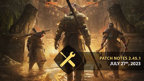 Patch Notes 2451 For Honor