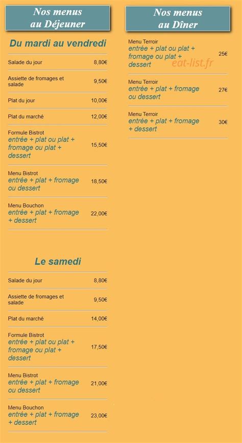 Le P tit Bouchon à Chateauroux menu et photos