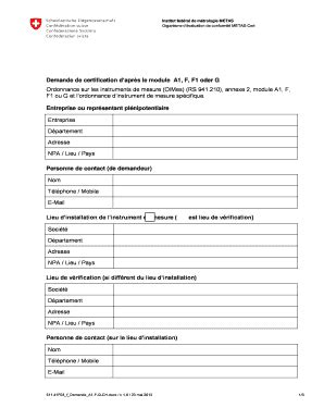 Fillable Online Formulaire De Demande Vrification Du Produit Selon