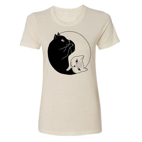 Yin Yang Cats T Shirt Bees Knees Industries