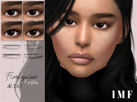 Sims 4 Imf Flora Eyeliner N142 The Sims Book