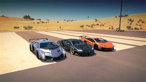 Lamborghini CENTENARIO Vs VENENO Vs AVENTADOR SV LP750 4 Drag Race