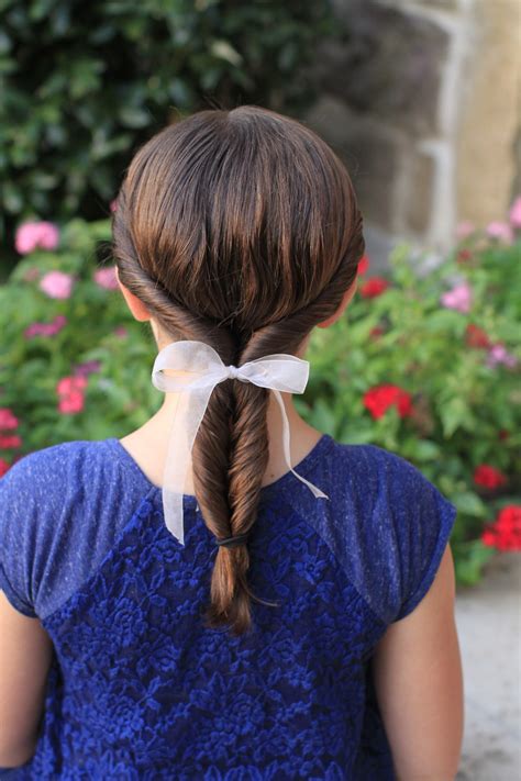 Hairstyles for Girls: Double-Twist Ponytail | Cute Girls Hairstyles